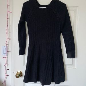 Hollister black knit dress in XS!